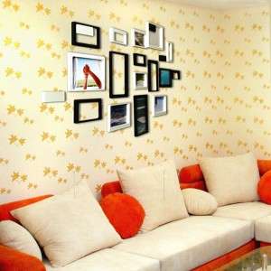   Wall Glass Sticker Art Decal Home Room Decoration Photo Frames  