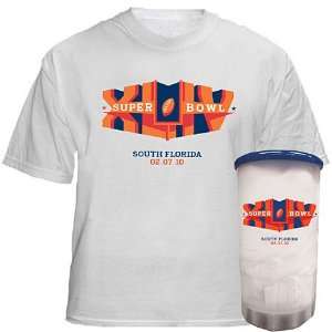 Super Bowl XLIV Mug and Large T Shirt 2ct Toys & Games