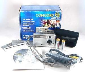 Concord Camera Eye Q 4060AF 4060 AF Digital Camera NEW 0047007011516 