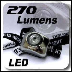 CREE Q5 LED 270 Lumens Headlamp HeadLight W Flashlight  