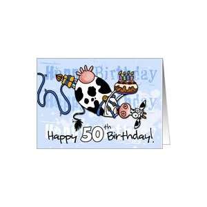  Bungee Cow Birthday   50 years old Card Toys & Games