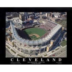  Cleveland Indians Jacobs Field Stadium Aerial Picture MLB 