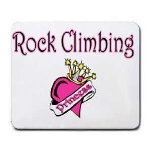  Rock Climbing Princess Mousepad