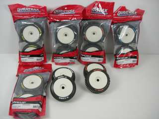 DURATRAX tires and wheels for 1/8 scale RC Off Road buggy  