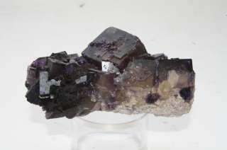 Purple Fluorite Crystals, Cave in Rock, Hardin Co., Illinois  