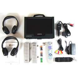 Audiovox 10 Inch Portable LCD DVD Player w/ TV  