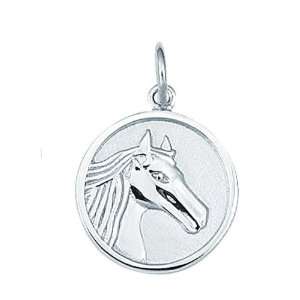  Sterling Silver Horse Head Charm Arts, Crafts & Sewing