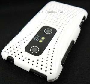   3D WHITE BREATHABLE REAR HARD SKIN COVER CASE PHONE ACCESSORIES  