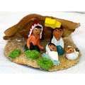 Handmade Seed Husk Nativity (Bolivia)