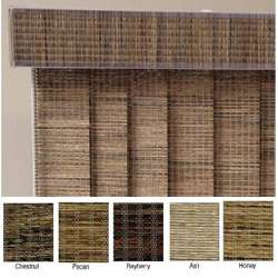 Edinborough Fabric Vertical Blinds (46 in. W x Custom Length 