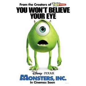  MONSTERS, INC.   Movie Postcard