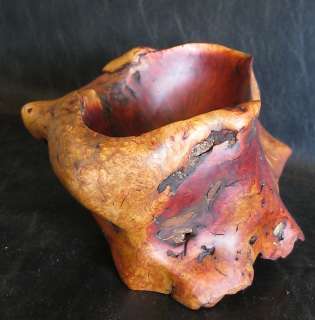 Hand Carved Manzanita Burl wood Bowl  