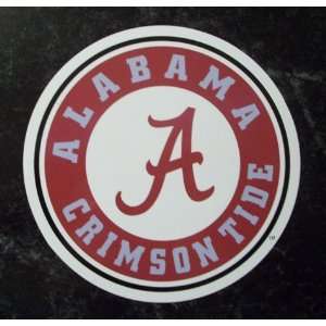 Alabama Crimson Tide Round Logo NCAA Car Magnet  Sports 