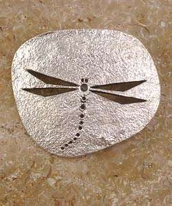   Silver Lakota Dragonfly Pendant (Native American)  