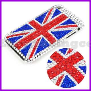 bling crystal back cover case for apple iphone 3g 3gs