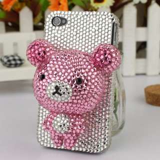   Case for AT&T Verizon Apple iPhone 4/4S Pink Crystal Angie  