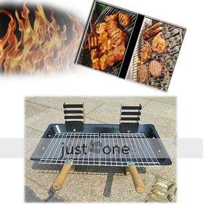 BBQ Barbecue steel Grill Outdoor Charcoal Smoker Rack  
