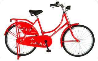 womens girls ladies red beach cruiser road bike 24 new  