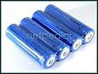 4x 3 7V Lithium ion 18650 Rechargeable Battery CR18650  