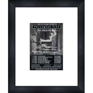 PORCUPINE TREE Signify Tour 1996   Custom Framed Original Ad   Framed 