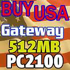 512MB Gateway 200ARC 200E Notebook 200S 200X MEMORY RAM