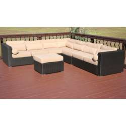 Savannah Outdoor Classics Belem All weather Wicker Sectional 