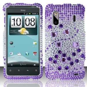  Full Diamond Design Cover  Purple Beats FPD For HTC Evo 