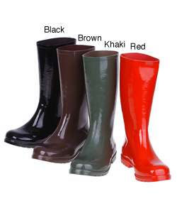 On Your Feet Satra Womens Tall Rubber Boot  