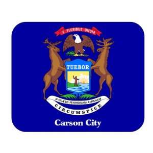  US State Flag   Carson City, Michigan (MI) Mouse Pad 