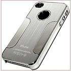 HQ Chrome Hard Back Case Cover For iPhone 4 4G Silver  