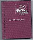 Monster Protectors Mini Binder holds 64 cards (Pink)