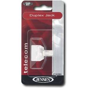  Jensen White Duplex Jack