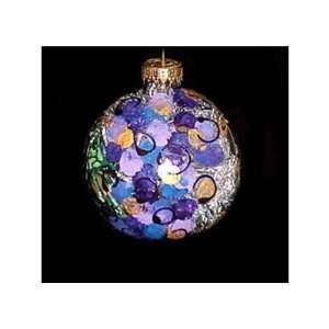 Friends like Wine Design   Hand Painted   Heavy Glass Ornament   2 