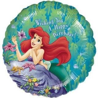 Disneys Little Mermaid Ariel Wishing You a Happy Birthday 18 Mylar 