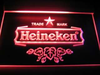 Heineken Logo Beer Bar Pub Store Neon Light Sign Neon W1002  