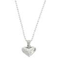 Sterling Essentials Sterling Silver 16 inch Polished Heart Necklace