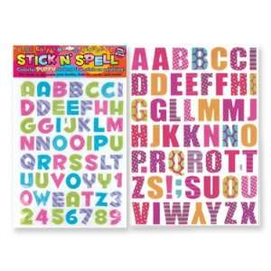  Stick N Spell Alphabet Stickers Set 36 pc Assorted Toys & Games