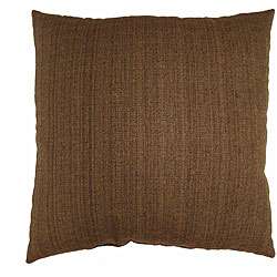 Fiddlestix 24 inch Texured Brown Floor Pillow  