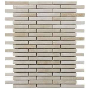 Arcadia Brick Perla Bone 10 3/4 x 12 3/4 Inch Porcelain Floor & Wall 
