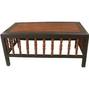  Indian Wooden Centre Table, 90cm Length, 52cm Width, 40cm 