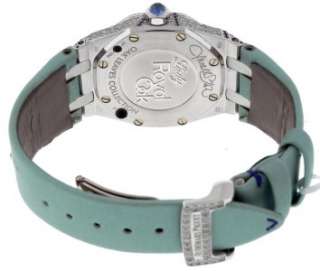   Lady Royal Oak Mother of Pearl Dial Diamond Sapphire Watch  