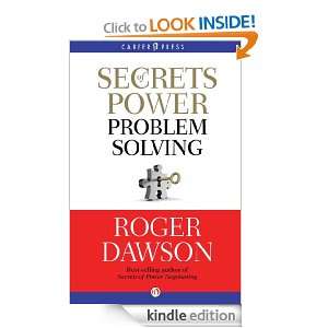   of Power Problem Solving Inside Secrets from a Master Negotiator