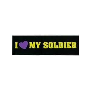  I Love My Soldier , Magnetic Sticker 