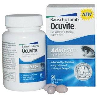 Ocuvite Eye Vitamins Adult 50 Plus for Macular Degeneration 50 Count