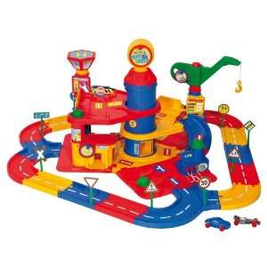  Wader Park Tower And Street Playset With Cars   3 Floors 