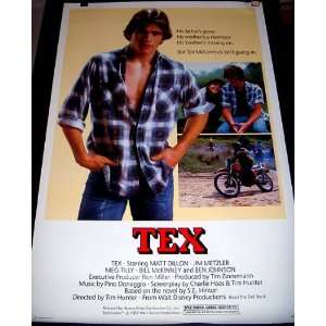  Tex 1982 One Sheet Movie Poster (Movie Memorabilia 