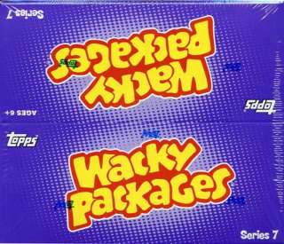 Wacky Packages Series 7 Trading Card Stickers Box (2010 Topps)