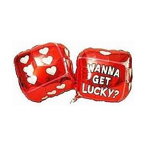  Get Lucky Dice Balloon 39 inches