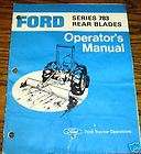 ford tractor 783 rear blade operator s manual book expedited