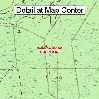   Map   Mallory Swamp SW, Florida (Folded/Waterproof)